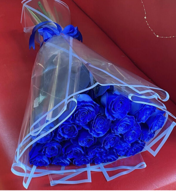 Букет из 25 Синих Роз
